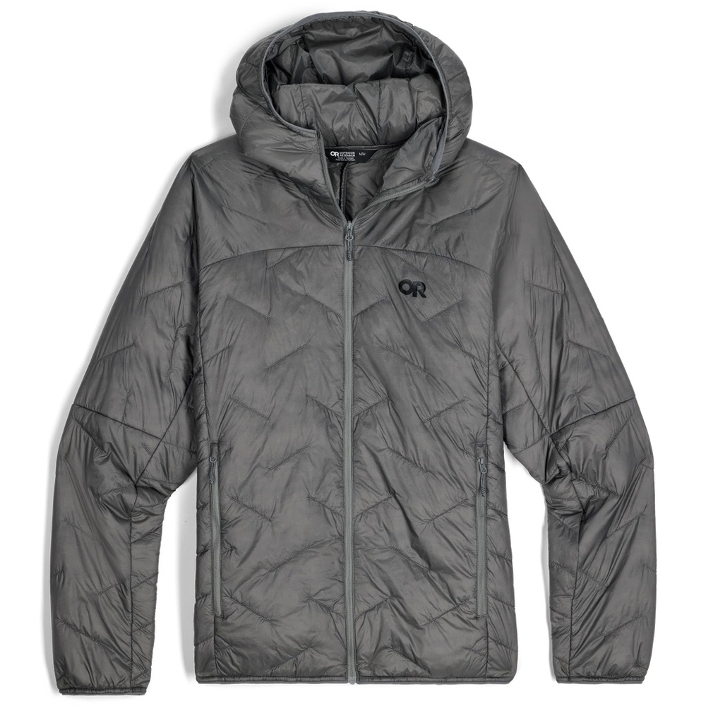 Outdoor Research Men's SuperStand LT Hoodie Jacket Large Wolf Grey NWT
